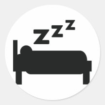 sleepyhead zzz sleeping stickers