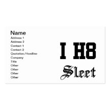 sleet business cards