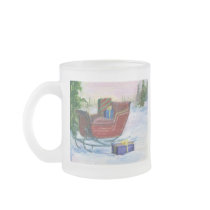 Sleigh ACEO Frosted Mug