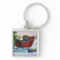 Sleigh ACEO Keychain
