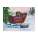 Sleigh ACEO Postcard