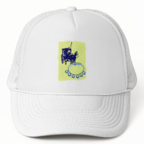 Sleigh Bells With Amish Buggy Musical Graphic Trucker Hats