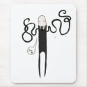 Slender Man But not so scary mousepads