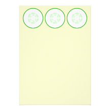 Slice of Cucumber. Green and White. Personalised Invite