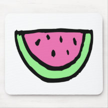 Slice of Watermelon Mousepads