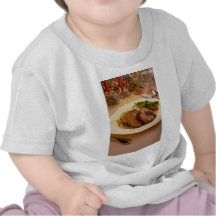 Sliced beef dinner shirts