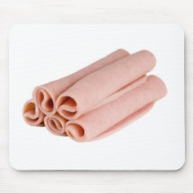 Slices of ham mousepad