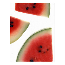 Slices of Watermelon Postcard