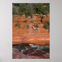 Slide Rock in Sedona, AZ 3633 Poster