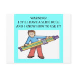 slide rule math humour postcards