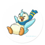 Sliding blue Bruce stickers