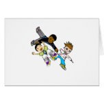slidingboys greeting card