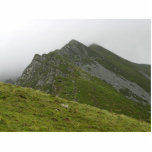 Slieve League Cliffs With Green Field In Ireland photo sculptures