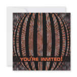 Slightly Spacy Orange invitations