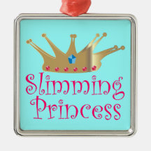 Slimming Princess Christmas Ornaments