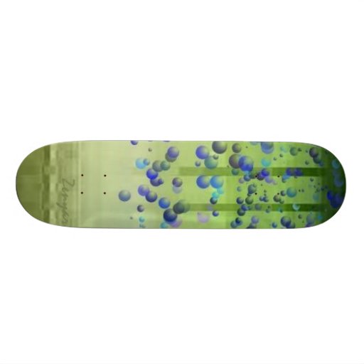 Slippery bubbles Skateboard