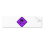 Slippery When Wet Road Traffic sign Australia Car Bumper Sticker