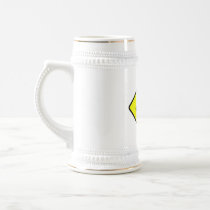 Slippery When Wet Road Traffic sign Australia Car Coffee Mug