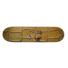 Slither down the hilll skate board deck