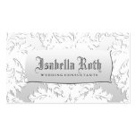 Sliver of Silver Business Card Template
