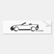 SLK Top Down Bumper Stickers