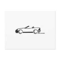 SLK Top Down Postcard