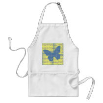 Slogan Butterfly Aprons