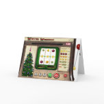Slot Machine Christmas Card