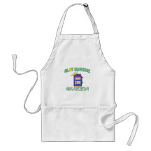 Slot Machine Queen Apron