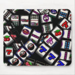 Slot Machine Reels Collage Mouse Pads