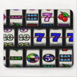 Slot Machine Reels Mouse Pad