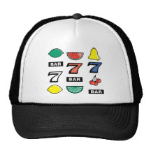 Slot Machine Slots Fruits - Play To Win Charms Mesh Hats