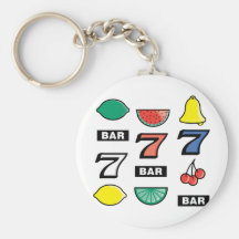 Slot Machine Slots Fruits - Play To Win Charms Keychains