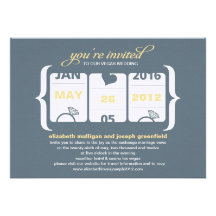 Slot Machine Wedding Invitation