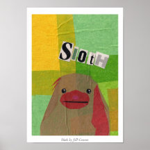 Sloth by Jill Connor Print