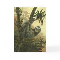Sloth Greeting Card