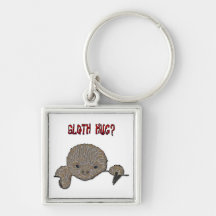 Sloth Hug Baby Sloth Keychains