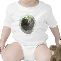 Sloth Photo Design Baby T-Shirt