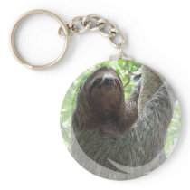 Sloth Photo Design Keychain