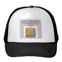 slots player casino gambler trucker hats