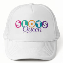 Slots Queen Cap Mesh Hats