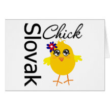 Slovak Chick Greeting Cards