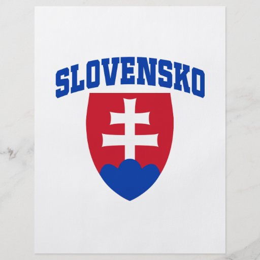 Slovak Emblem Full Color Flyer