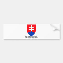 Slovakia Coat of Arms Bumper Stickers