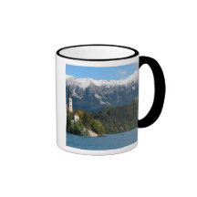 Slovenia, Bled, Lake Bled, Bled Island, Bled 2 Coffee Mugs