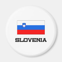 Slovenia Flag Fridge Magnet