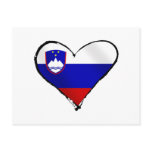 Slovenia Love - I heart Slovenia flag gifts postcards