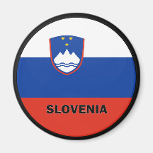 Slovenia Roundel quality Flag Refrigerator Magnets