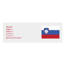Slovenia - Skinny business cards