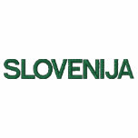 Slovenija Soccer ball Embroidered hoodie